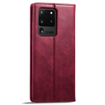 Чехол-книжка „Lc.Imeeke“ - красный (Galaxy S20 Ultra)