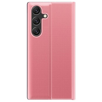 Чехол-книжка "Baoshi" Side Line - розовый (Galaxy S26)