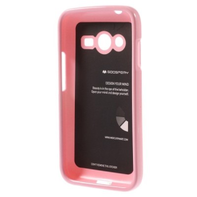 Samsung Galaxy Trend 2 G313 rožinis Mercury kieto silikono (TPU) dėklas / Priedai.lt