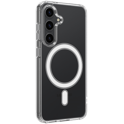 "Tubi" MagSafe Твердое силиконовый (ТПУ) чехол — прозрачный (Galaxy S26+)