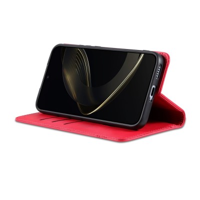 Чехол-книжка "AZNS" Retro - красный (Honor Magic7 Pro 5G)
