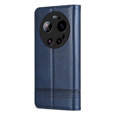 „AZNS“ Retro atvēramais maciņš - zils (Xiaomi 17 Ultra)