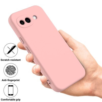 Твердый силиконовый чехол (TPU) „Shell“ - розовый (Pixel 10a)