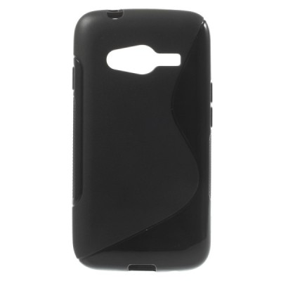 Samsung Galaxy Trend 2 G313 melns cieta silikona (TPU) apvalks / vacins.lv