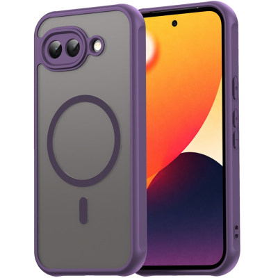 "Mofan" MagSafe matēts cieta silikona (TPU) apvalks - violets (Pixel 10a)