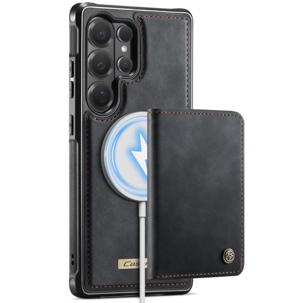 „CASEME“ Wallet apvalks - melns (Galaxy S26 Ultra)