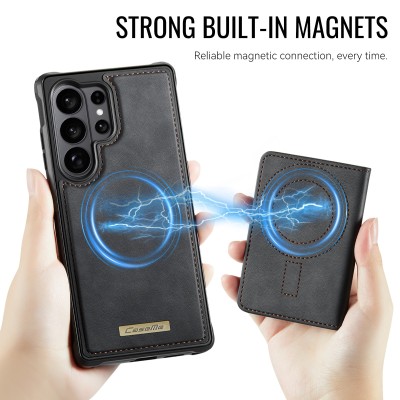 „CASEME“ Wallet apvalks - melns (Galaxy S26 Ultra)