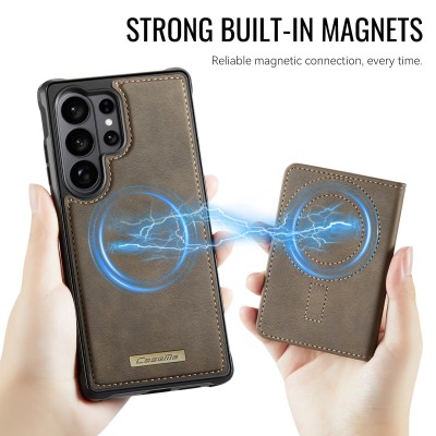 „CASEME“ Wallet apvalks - brūns (Galaxy S26 Ultra)