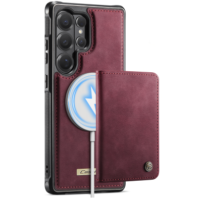„CASEME“ Wallet чехол - бордовый (Galaxy S26 Ultra)