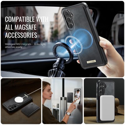 „CASEME“ Wallet чехол - чёрный (Galaxy S26)