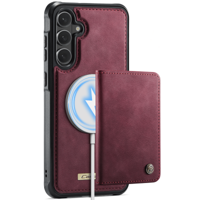 „CASEME“ Wallet чехол - бордовый (Galaxy S26)