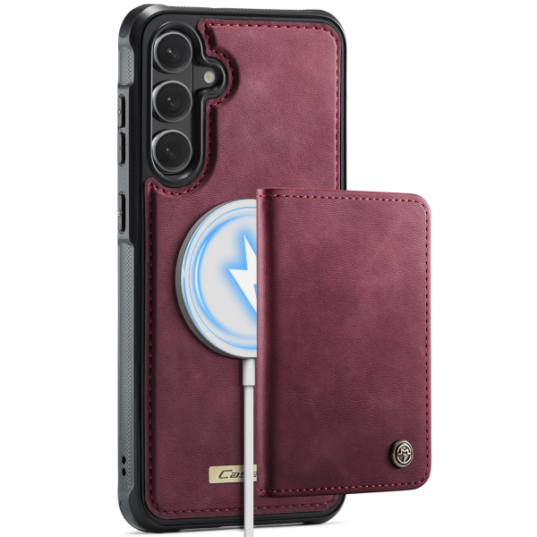 „CASEME“ Wallet чехол - бордовый (Galaxy S26)