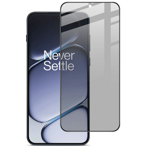 "IMAK" Tempered Glass melns ekrāna aizsargstikls - privāta (OnePlus 15R / Ace 6T / Ace 6)
