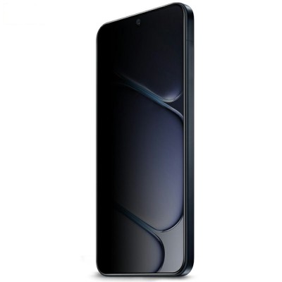 "IMAK" Tempered Glass melns ekrāna aizsargstikls - privāta (OnePlus 15R / Ace 6T / Ace 6)