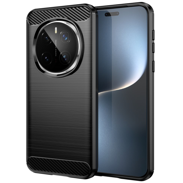 Твердый силиконовый чехол (TPU) "AILES" Carbon - чёрный (Honor Magic7 Pro 5G)