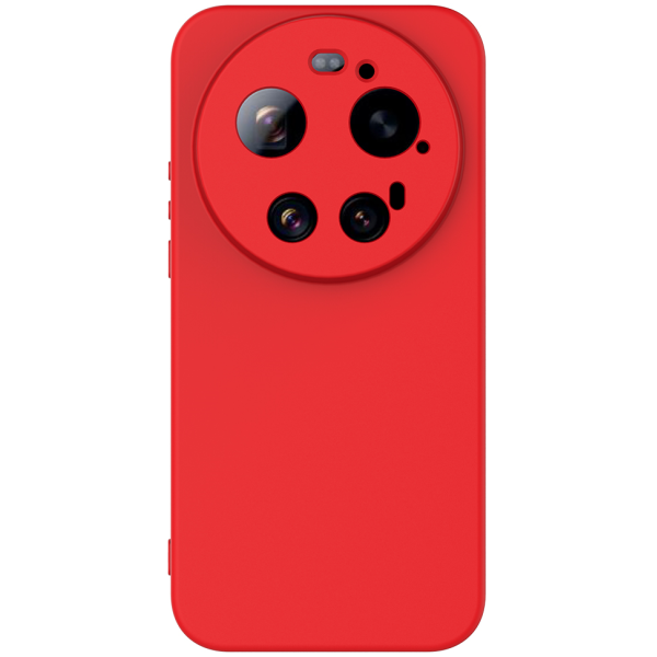 "Shell" твердый силиконовый (TPU) чехол - красный (Xiaomi 17 Ultra)