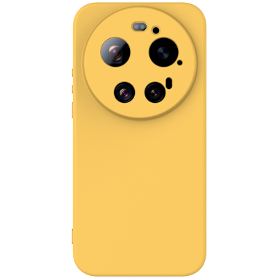 "Shell" твердый силиконовый (TPU) чехол - жёлтый (Xiaomi 17 Ultra)