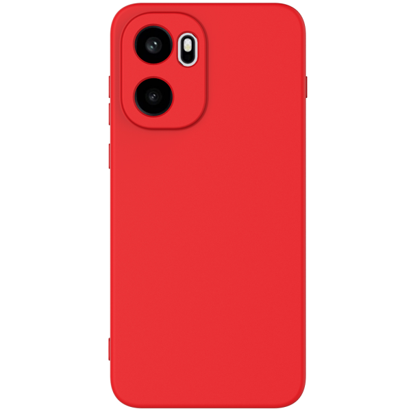 "Shell" cieta silikona (TPU) apvalks - sarkans (OnePlus 15R / Ace 6T / Ace 6)