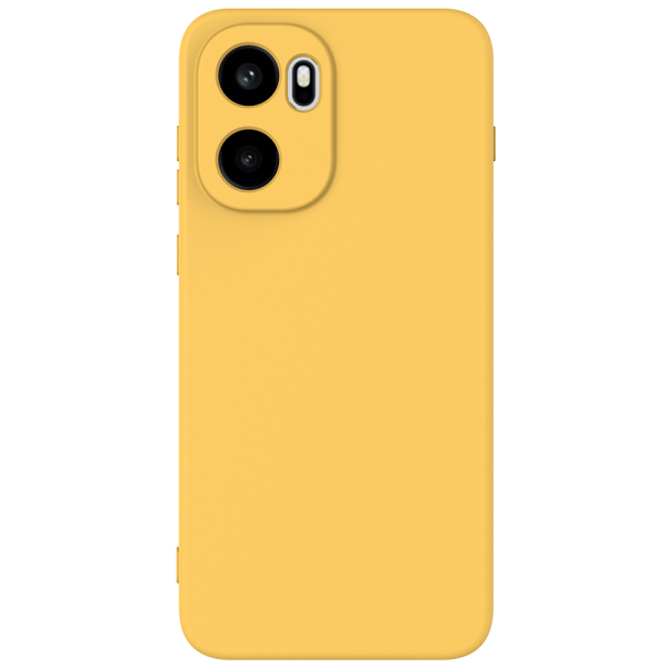 "Shell" cieta silikona (TPU) apvalks - dzeltens (OnePlus 15R / Ace 6T / Ace 6)