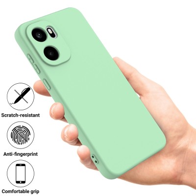 "Shell" cieta silikona (TPU) apvalks - zaļš (OnePlus 15R / Ace 6T / Ace 6)