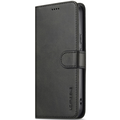 "LC.IMEEKE" MagSafe прочный чехол-книжка 2-в-1 - чёрный (Galaxy A57)