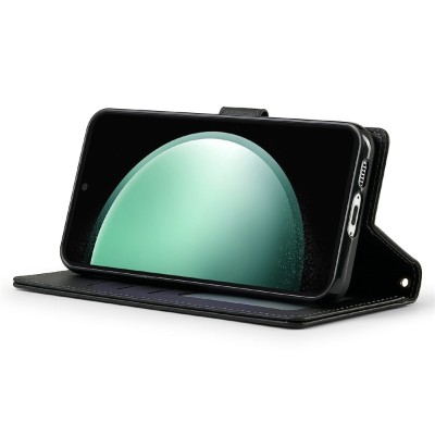 "LC.IMEEKE" MagSafe прочный чехол-книжка 2-в-1 - чёрный (Galaxy A57)
