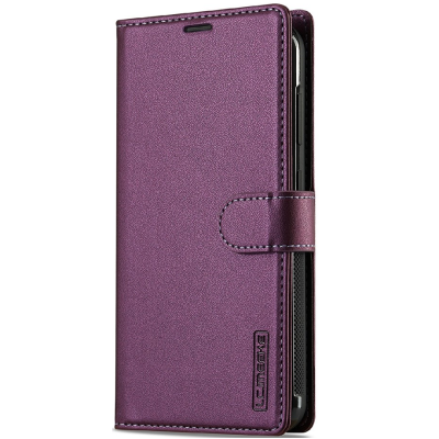 "LC.IMEEKE" MagSafe прочный чехол-книжка 2-в-1 - фиолетовый (Galaxy A57)