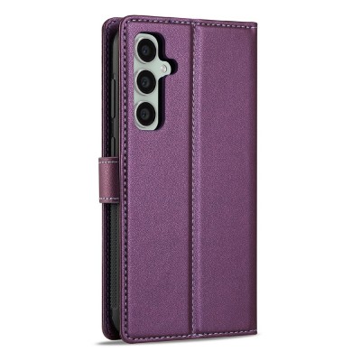 "LC.IMEEKE" MagSafe прочный чехол-книжка 2-в-1 - фиолетовый (Galaxy A57)