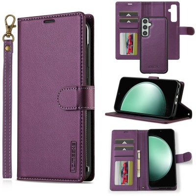 "LC.IMEEKE" MagSafe 2-in-1 atlokāms maciņš - violets (Galaxy A57)