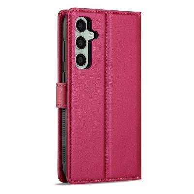 "LC.IMEEKE" MagSafe 2-in-1 atlokāms maciņš - sarkans (Galaxy A57)