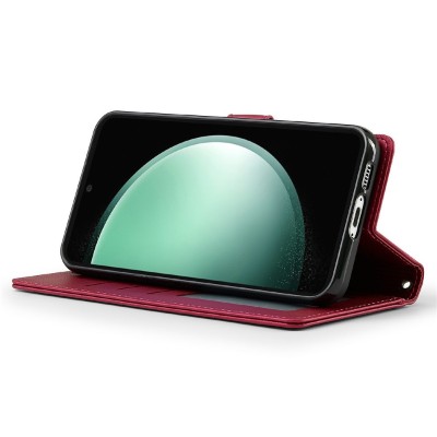 "LC.IMEEKE" MagSafe прочный чехол-книжка 2-в-1 - красный (Galaxy A57)