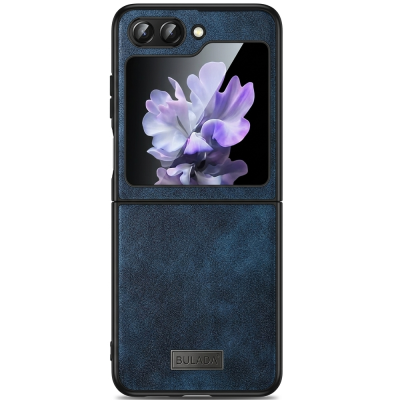 Кожаный чехол „Sulada“ Leather - синий (Galaxy Flip5)