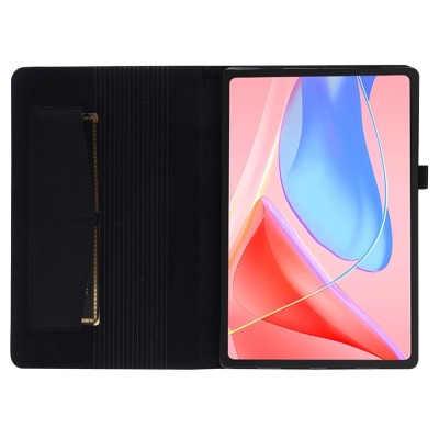 Текстильный чехол-книжка „Fashion“ - чёрный (Lenovo Tab 10.1)