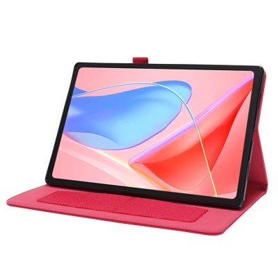 Текстильный чехол-книжка „Fashion“ - красный (Lenovo Tab 10.1)