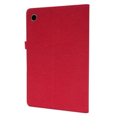 Текстильный чехол-книжка „Fashion“ - красный (Lenovo Tab 10.1)
