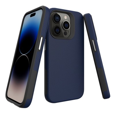 „TUKU“ Shockproof ciets silikona korpuss - tumši zils (iPhone 16 Pro Max)