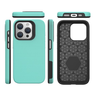 „TUKU“ Shockproof kõva silikoonümbris - зелёный (iPhone 16 Pro Max)