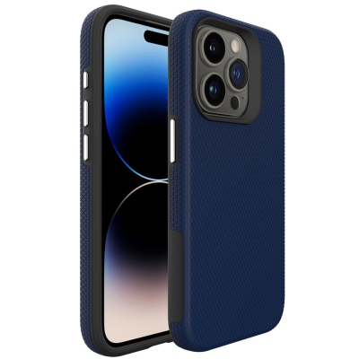 „TUKU“ Shockproof kõva silikoonümbris - тёмно-синий (iPhone 16 Pro)
