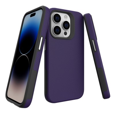 „TUKU“ Shockproof ciets silikona korpuss - violets (iPhone 16 Pro)