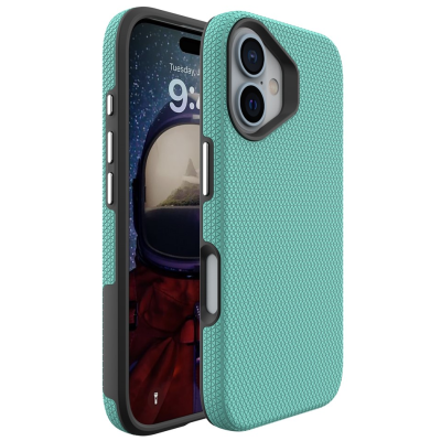 „TUKU“ Shockproof ciets silikona korpuss - zaļš (iPhone 16)