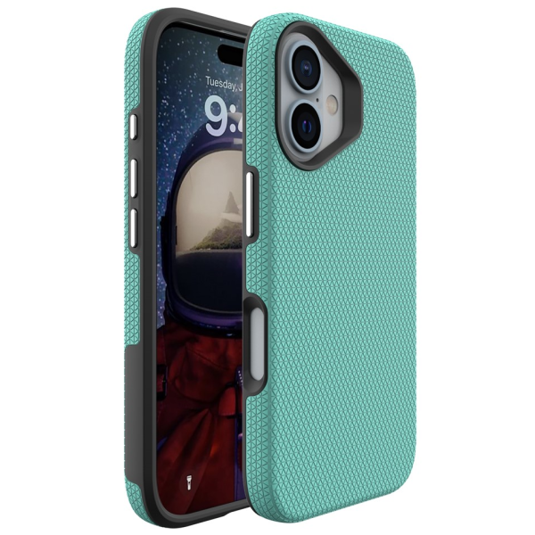 „TUKU“ Shockproof kõva silikoonümbris - зелёный (iPhone 16)