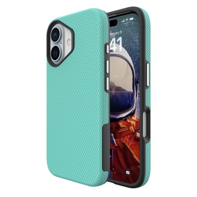 „TUKU“ Shockproof kõva silikoonümbris - зелёный (iPhone 16)