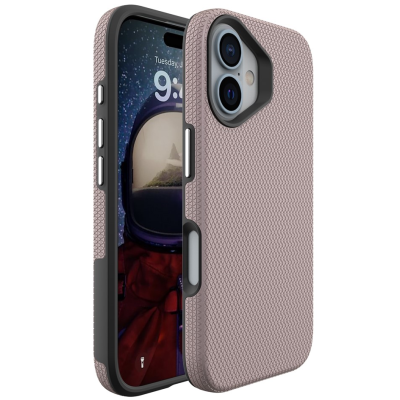 „TUKU“ Shockproof kõva silikoonümbris - розовый (iPhone 16)
