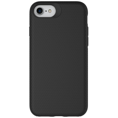 „TUKU“ Shockproof kõva silikoonümbris - must (iPhone 17e / 16e)