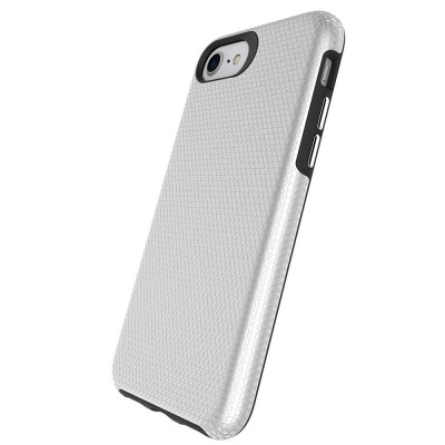 „TUKU“ Shockproof ciets silikona korpuss - sudrabs (iPhone 17e / 16e)