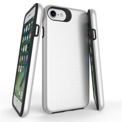 „TUKU“ Shockproof ciets silikona korpuss - sudrabs (iPhone 17e / 16e)