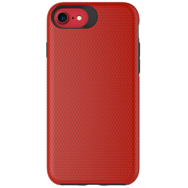 „TUKU“ Shockproof ciets silikona korpuss - sarkans (iPhone 17e / 16e)