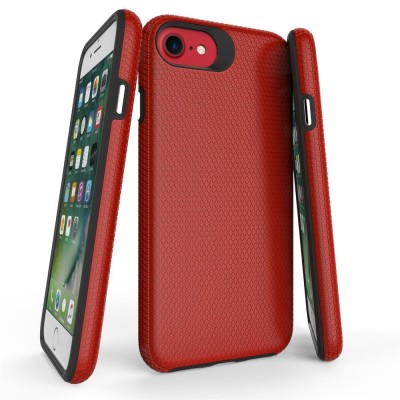 „TUKU“ Shockproof kõva silikoonümbris - красный (iPhone 17e / 16e)