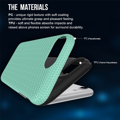 „TUKU“ Shockproof kõva silikoonümbris - зелёный (iPhone 17e / 16e)