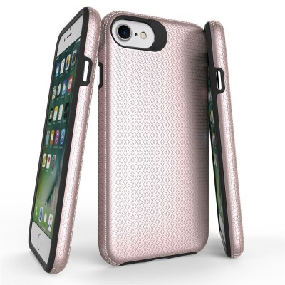 „TUKU“ Shockproof ciets silikona korpuss - rozs (iPhone 17e / 16e)